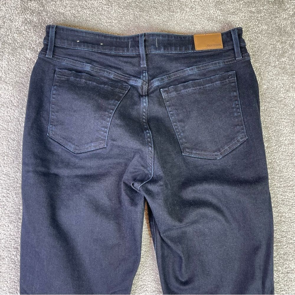 Revtown Jeans Women's 31X31.5 Blue Skinny High Rise Dark Denim Stretch - Picture 4 of 13